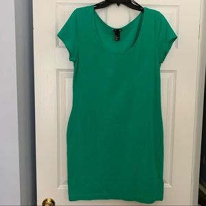 Kelly Green H&M Basic T-shirt Dress